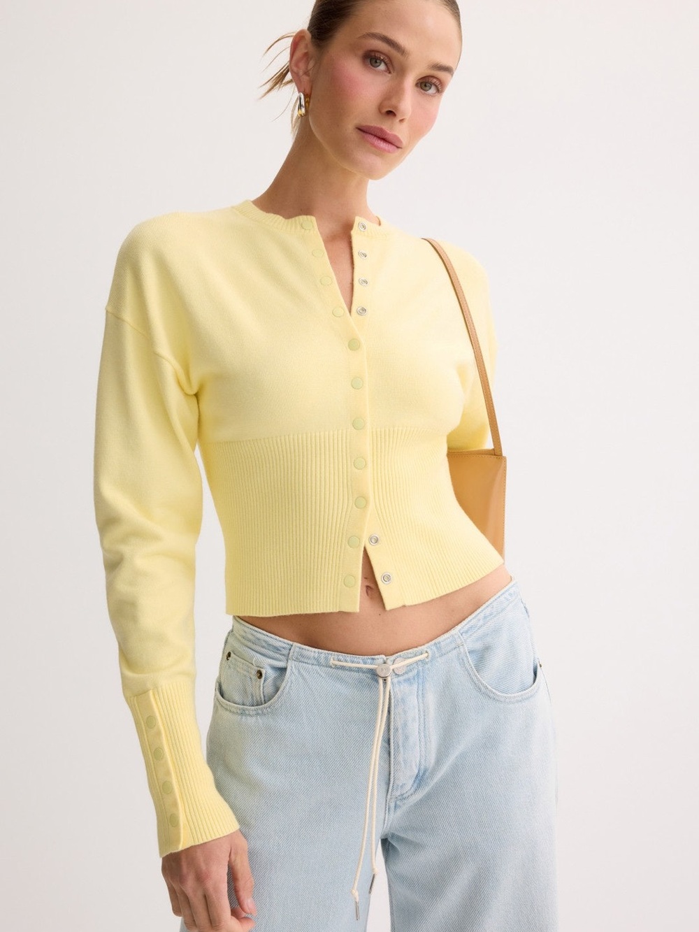 Lioness head in the clouds cardigan